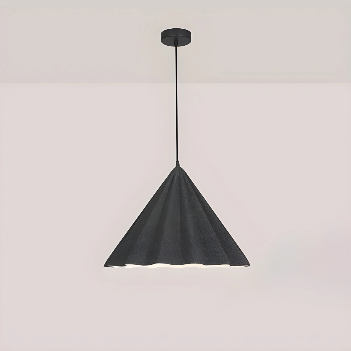 Antizer Ice Cream Shaped Felt Pendant Light for Kids Room