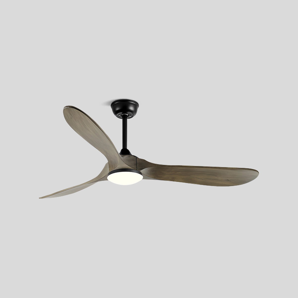 Antizer Nordic Solid Wood Ceiling Fan with Light