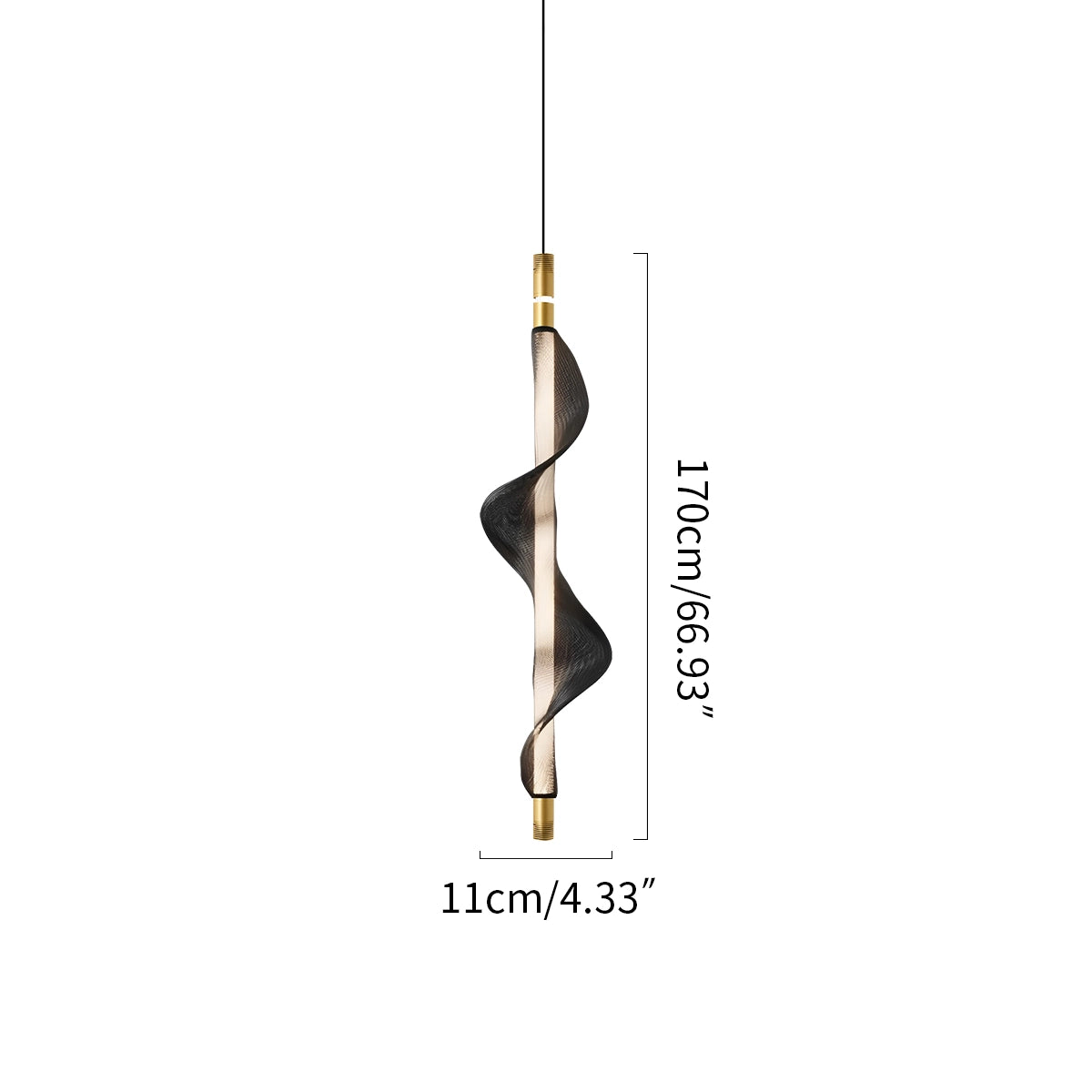 Antizer Nordic Art Twisted Mesh Pendant Light
