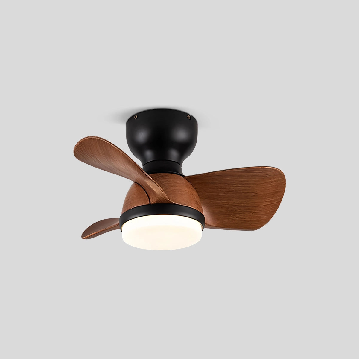 Antizer Small Flush Mount Ceiling Fan with Light