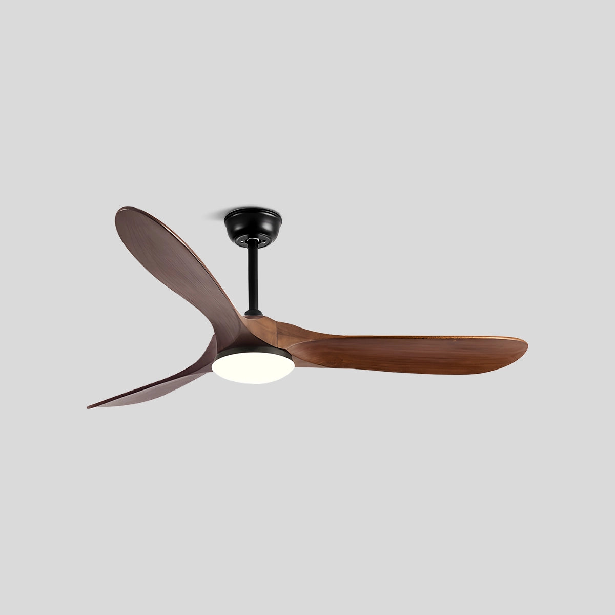 Antizer Nordic Solid Wood Ceiling Fan with Light