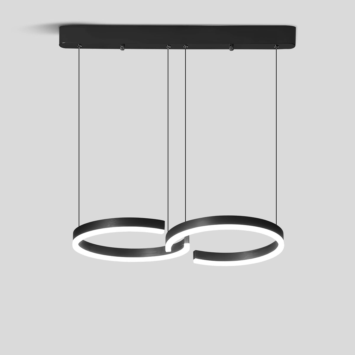 Antizer Nordic Light Luxury Double C Pendant Light