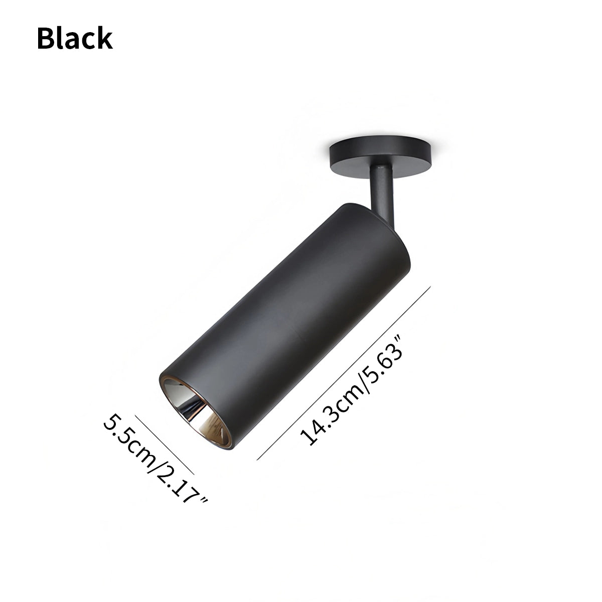 Antizer Nordic Creative Long Tube Ceiling Spotlight