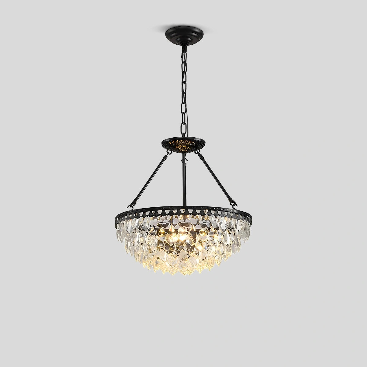 Antizer Crown Crystal Led Chandelier