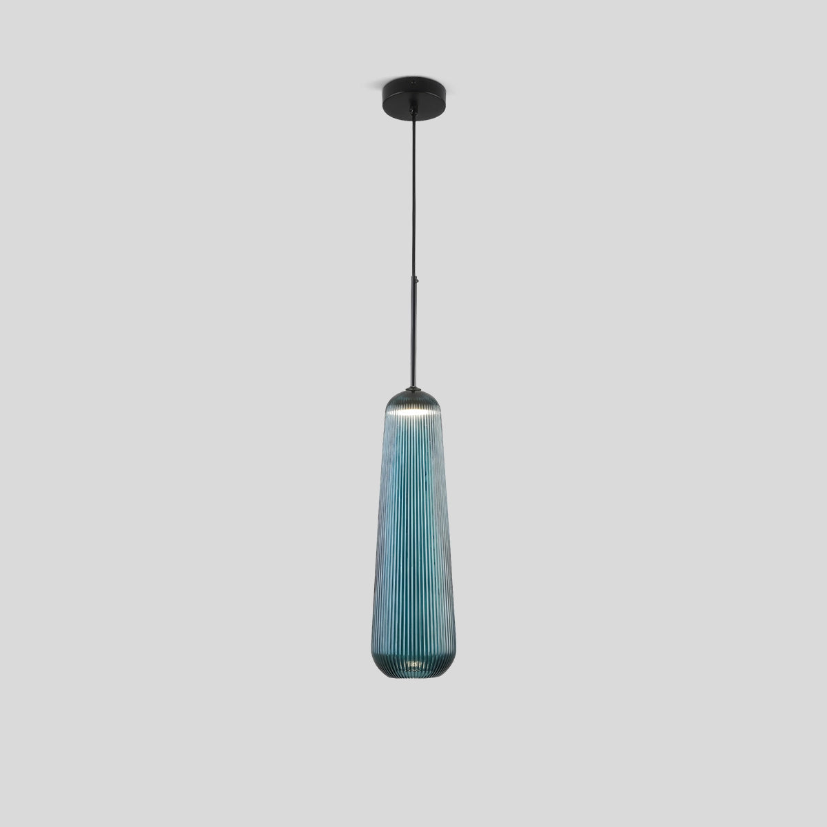 Antizer Nordic Pleated Colored Glass Pendant Light