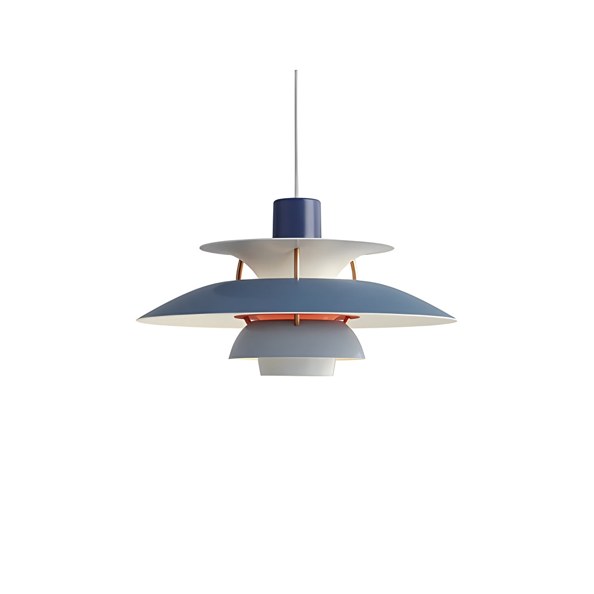 Antizer Modern Nordic Style Multi-layer Hanging Pendant Light Blue