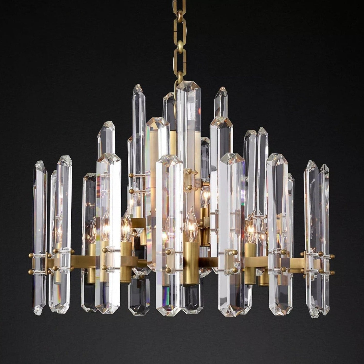 Antizer Bonnington Crystal Round Chandelier
