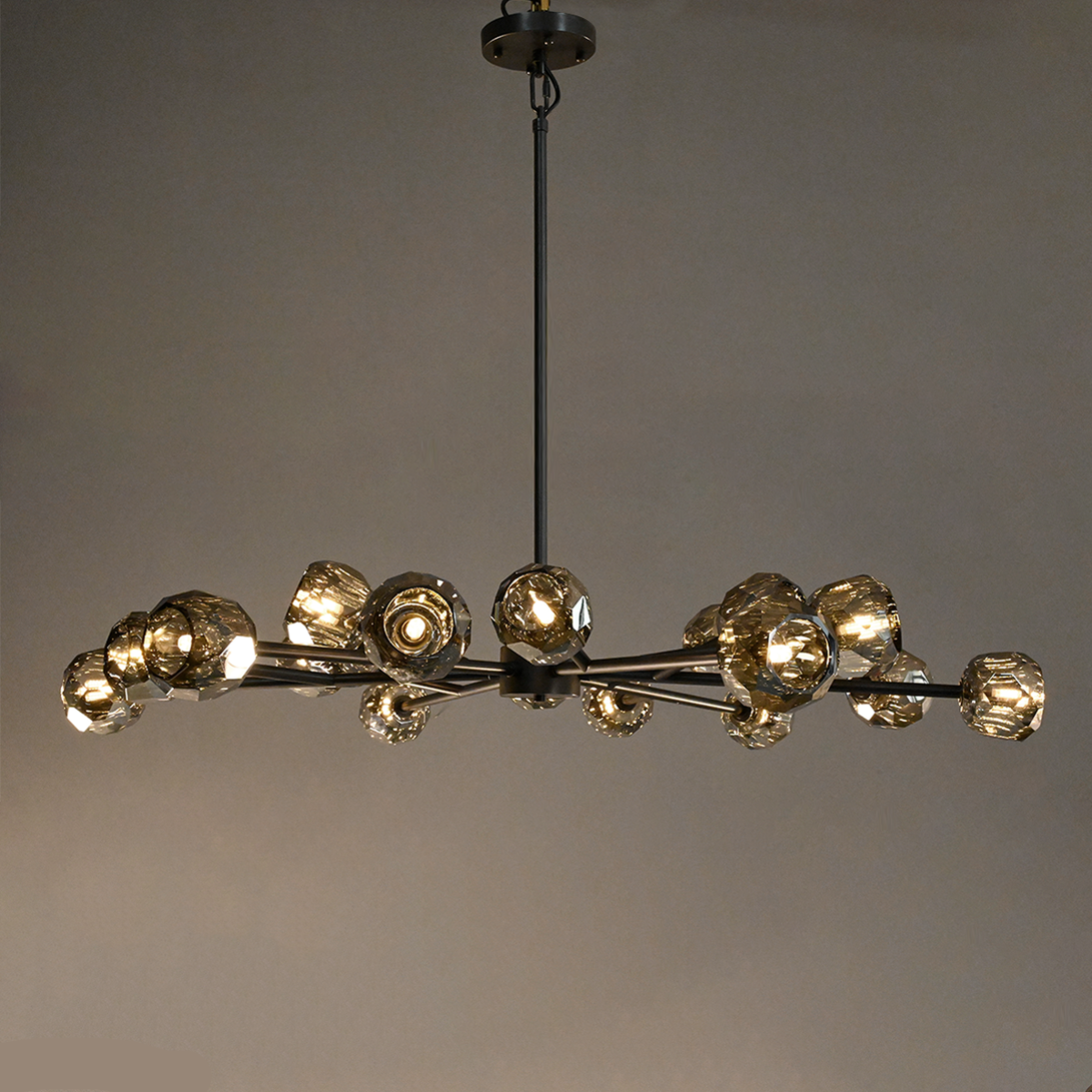 Antizer Boule Crystal Ball Round Chandelier