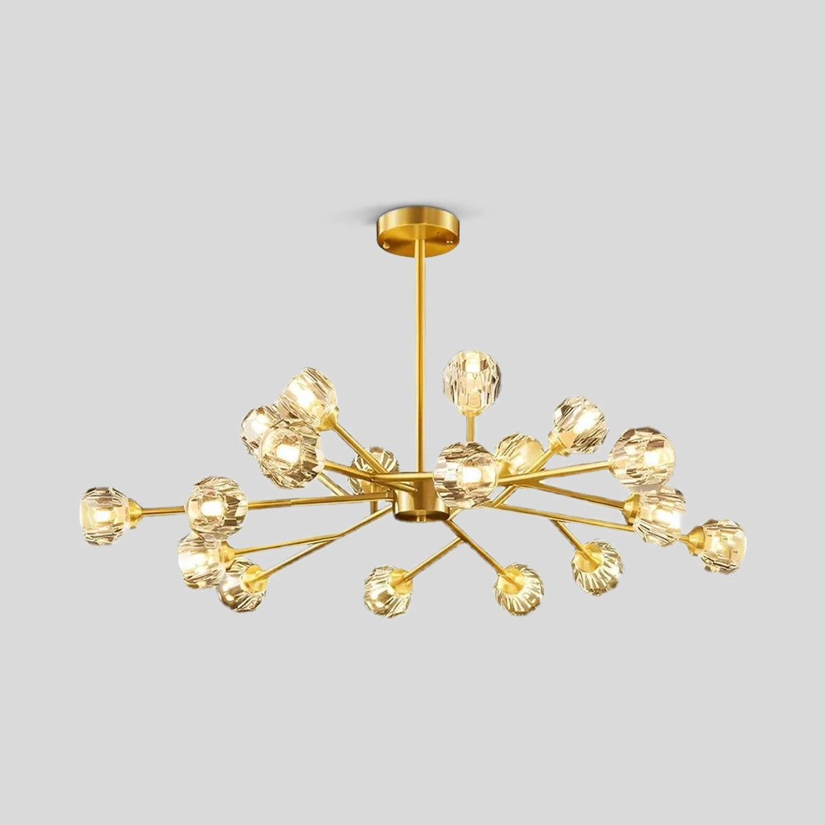 Antizer Crystal Ball Round Cluster Chandelier