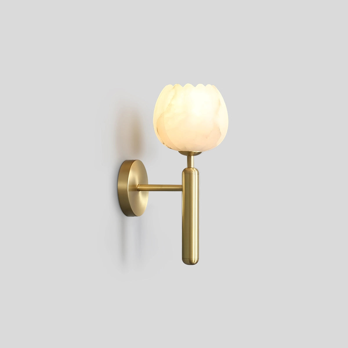 Antizer Creative Flower Shaped Alabaster Wall Lamp