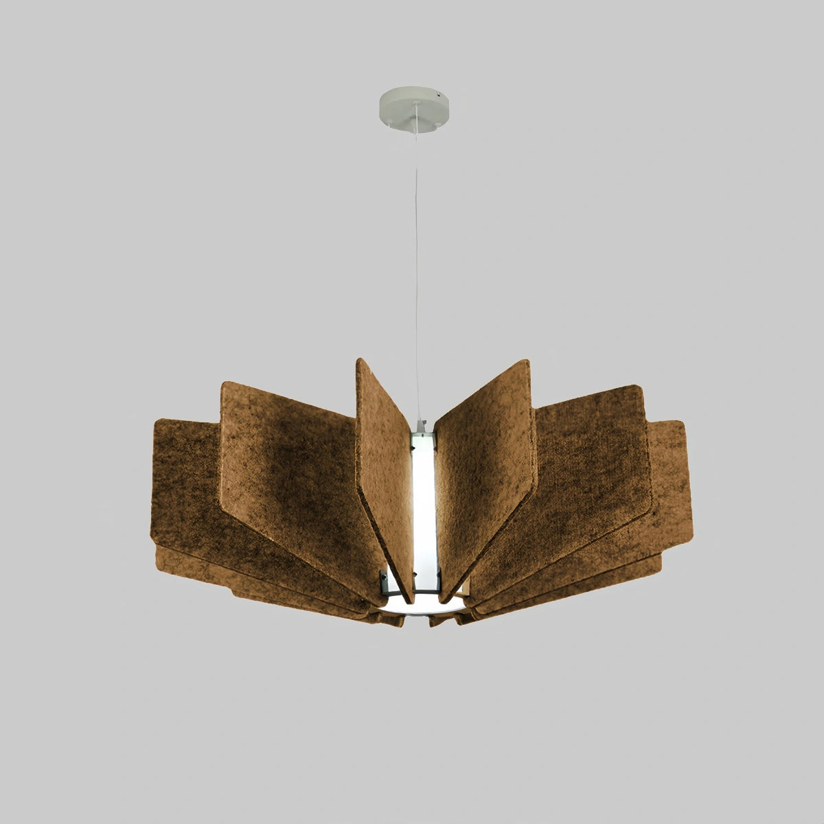 Antizer Wing Panel Acoustic Pendant Light for Living Room