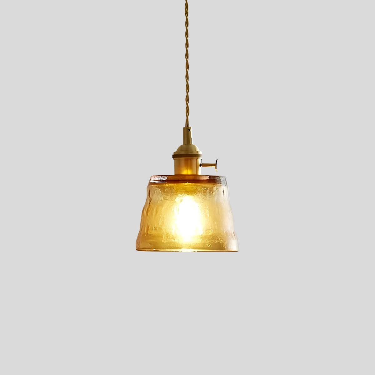 Antizer Nordic Cup Glass Pendant Lamp for Bedside