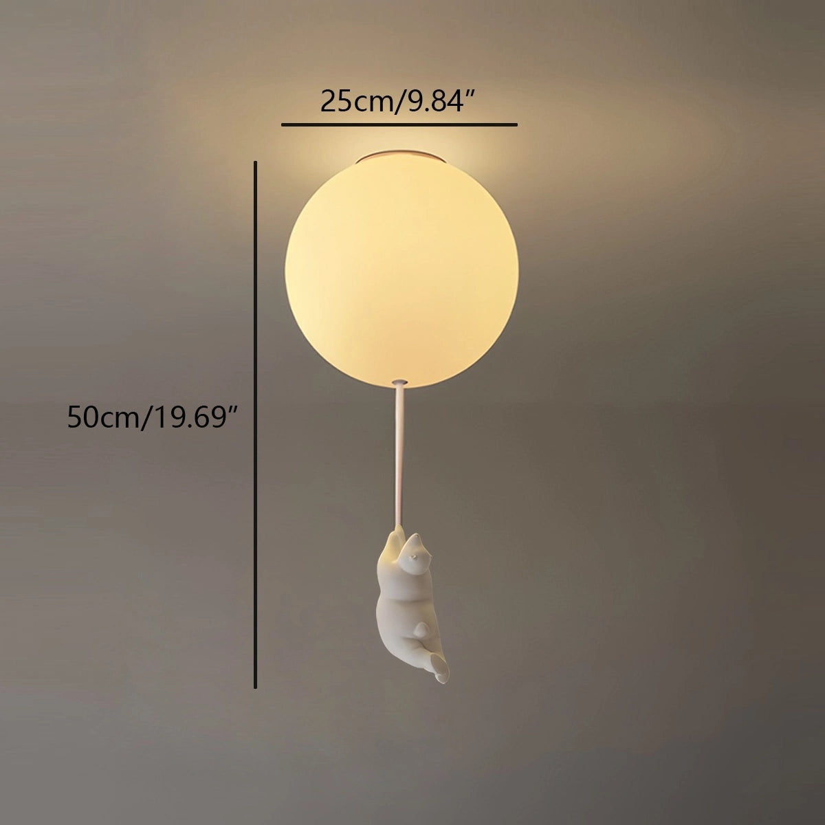 Antizer Modern Cartoon Balloon Bear Ceiling Light