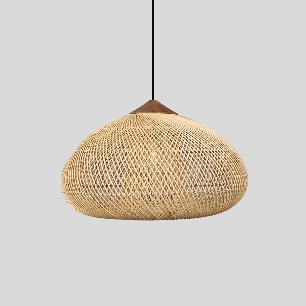 Antizer Rattan Lantern Pendant Light for Dining Room