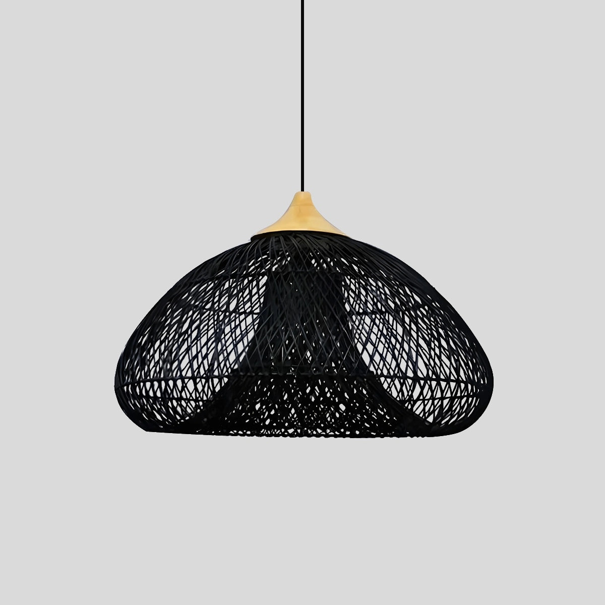 Antizer Rattan Lantern Pendant Light for Dining Room