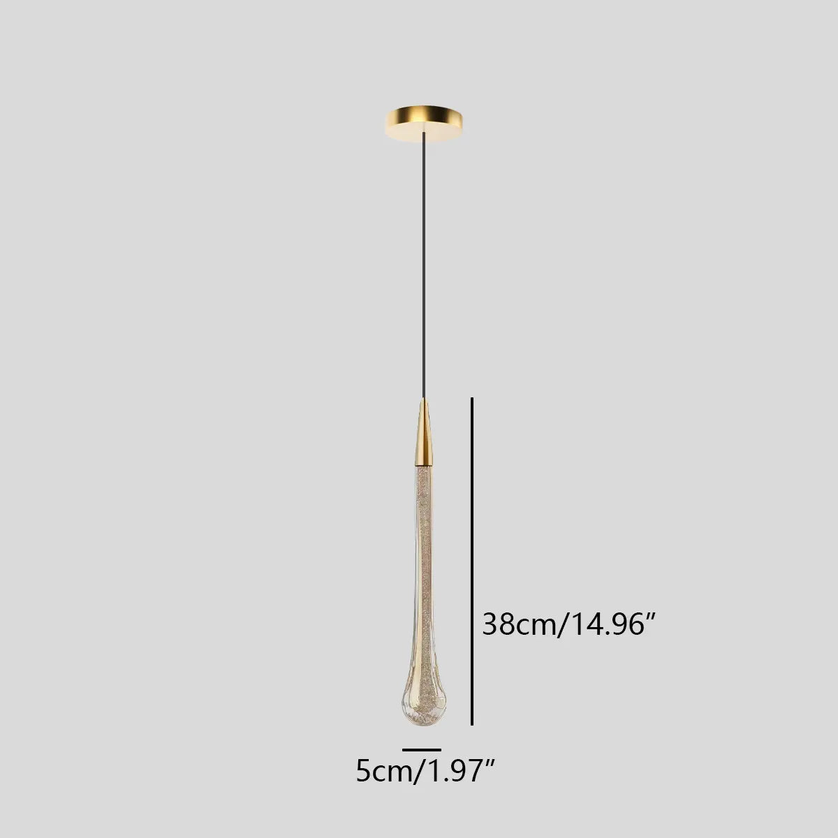 Antizer Chryseos Crystal Pendant Light for Living Room