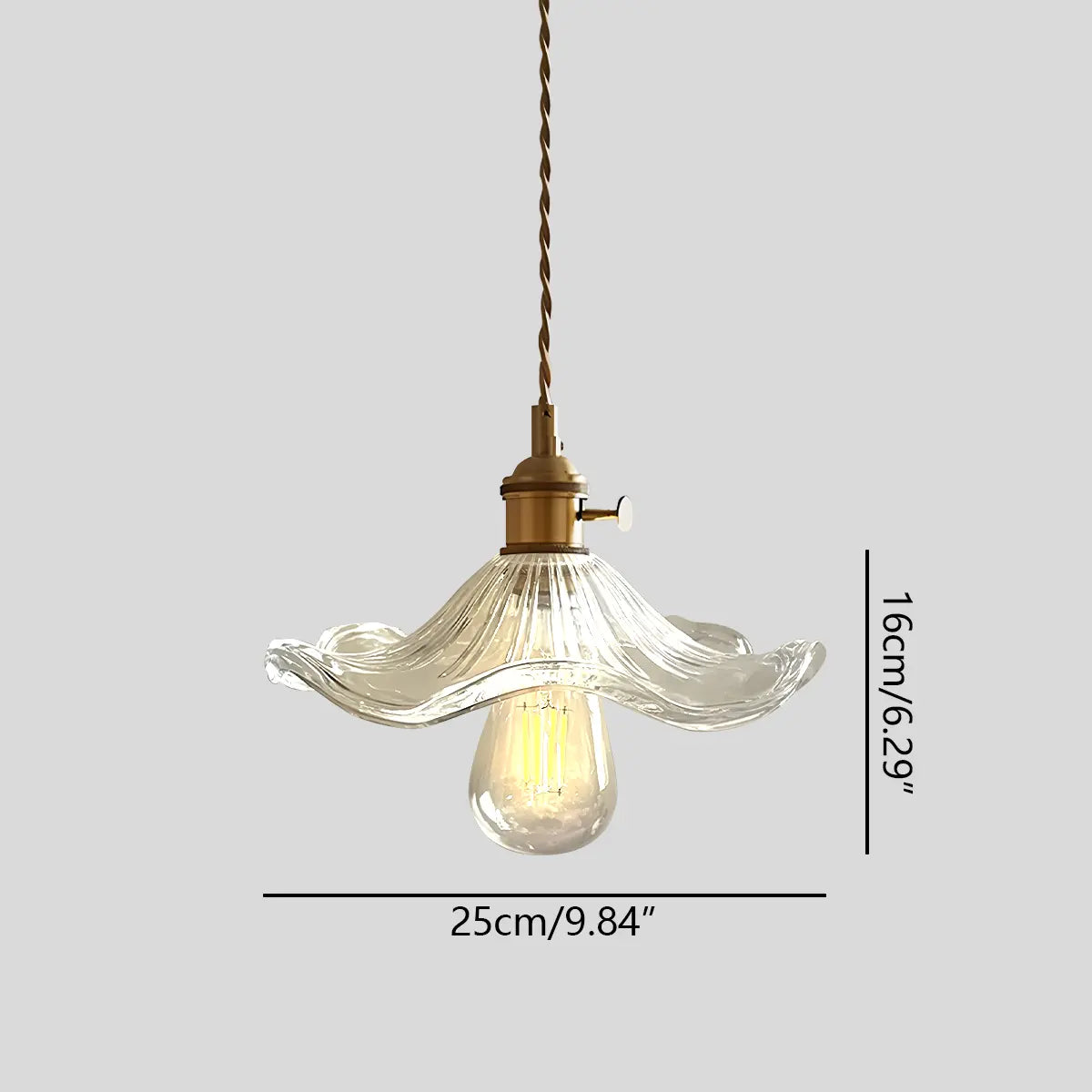 Antizer Isabel Glass Pendant Light for Kitchen Island