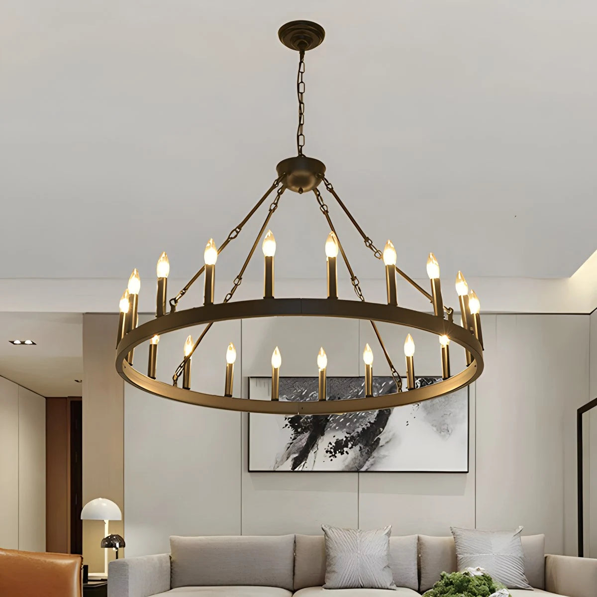 Candle Shaped Chandelier