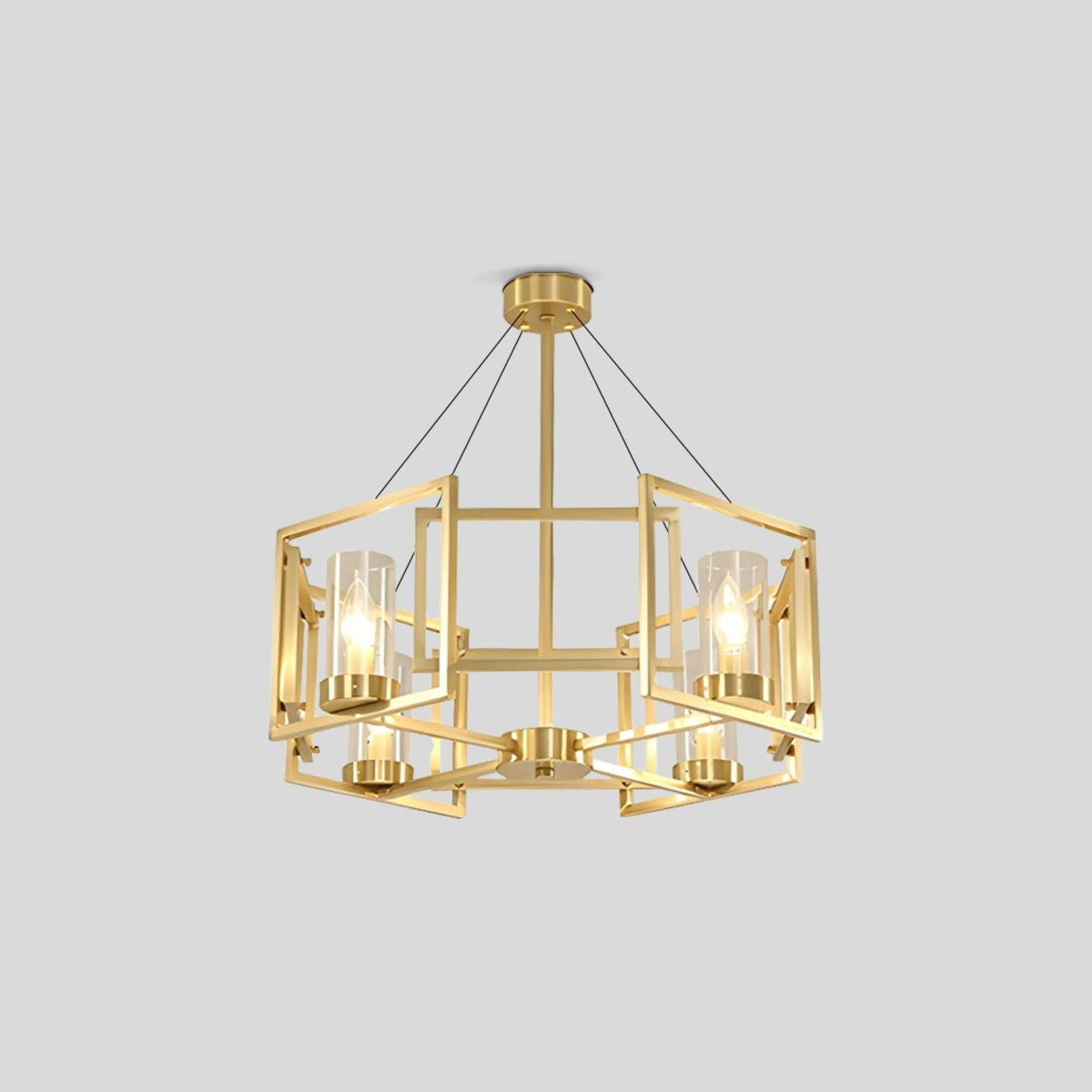 Antizer Modern Luxury All Copper Chandelier