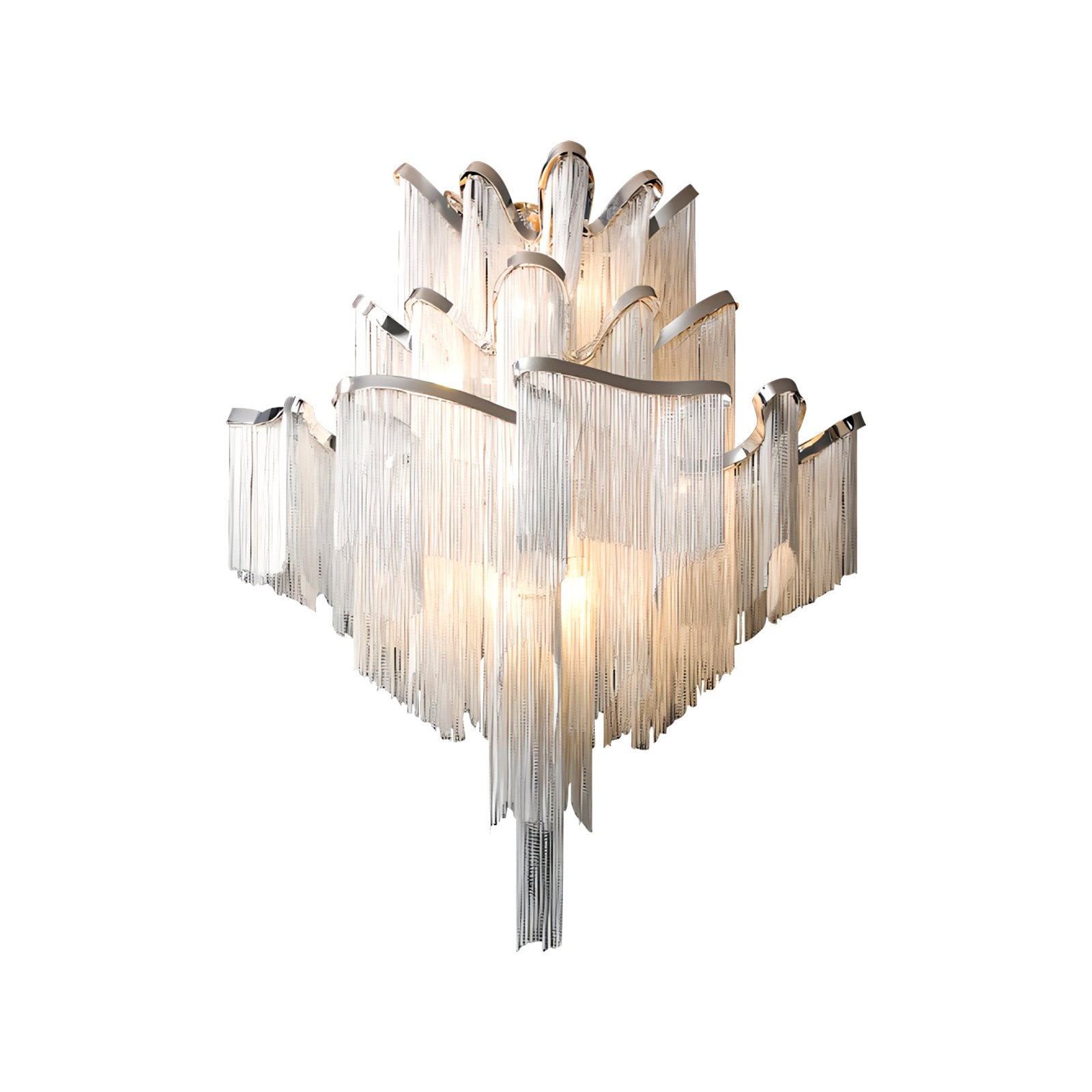 Aluminum Tassel LED Ceiling Chandelier