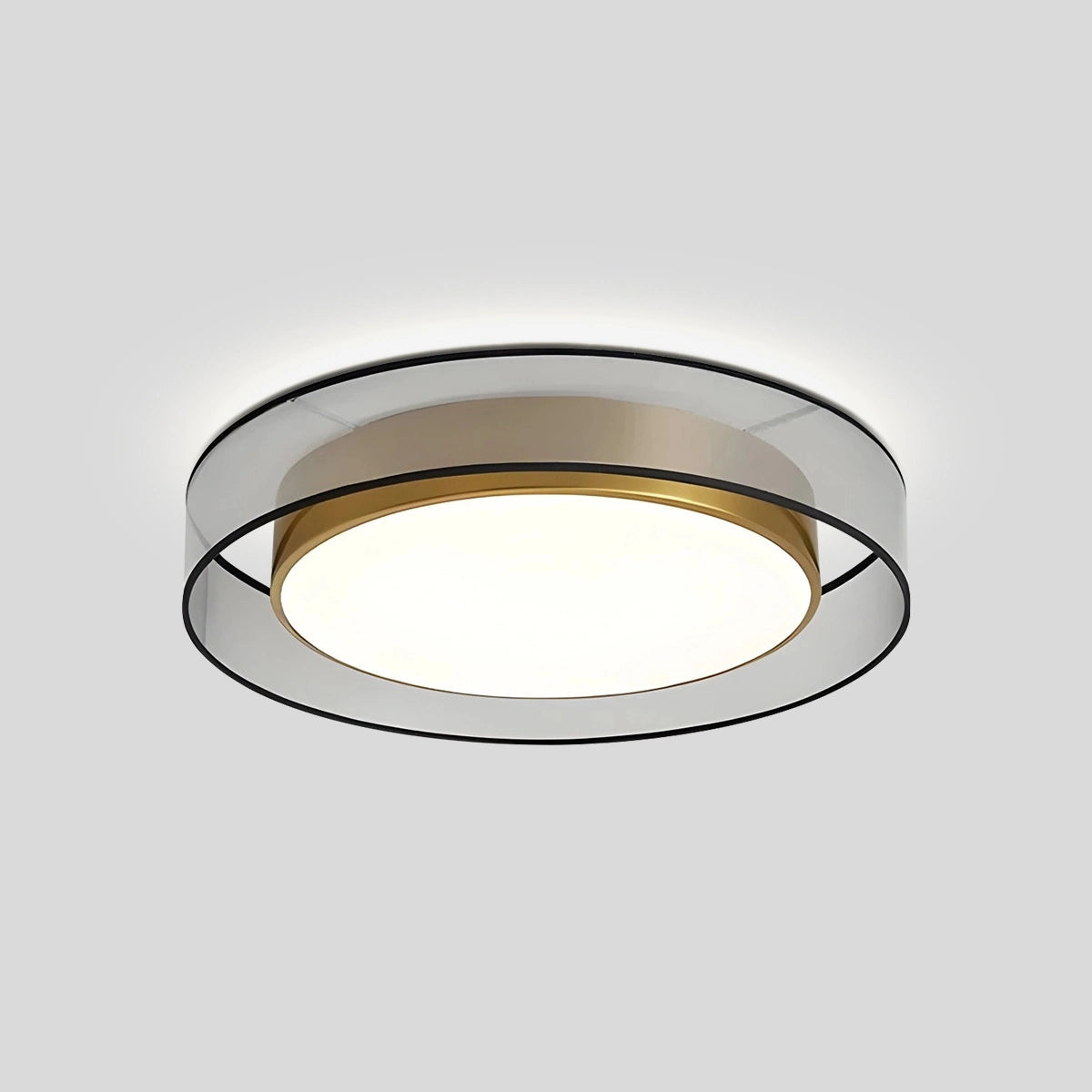 Antizer Simple Round LED Copper Pendant Light Ceiling Lamp
