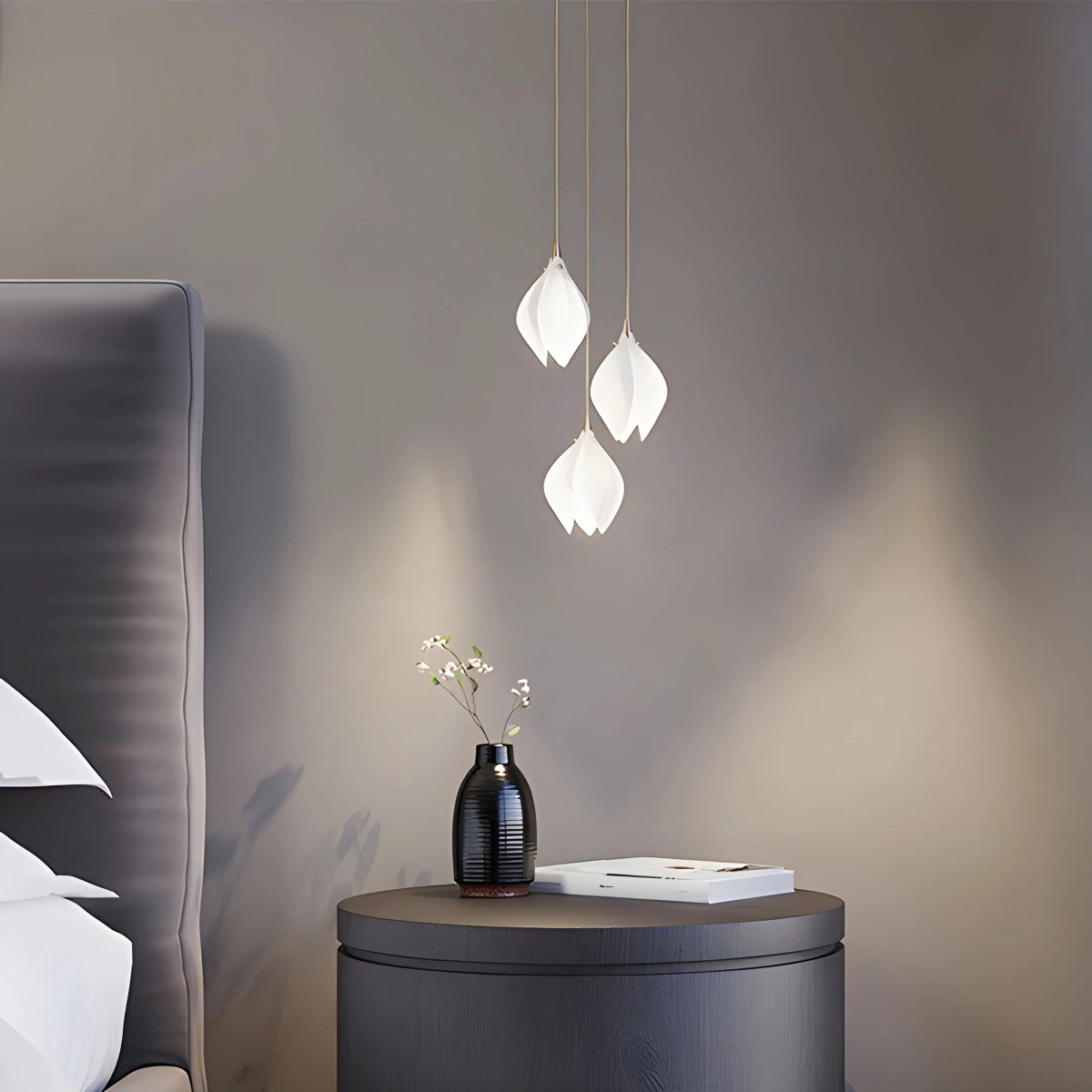 Antizer Ceramic Bud Pendant Light for Modern Interiors