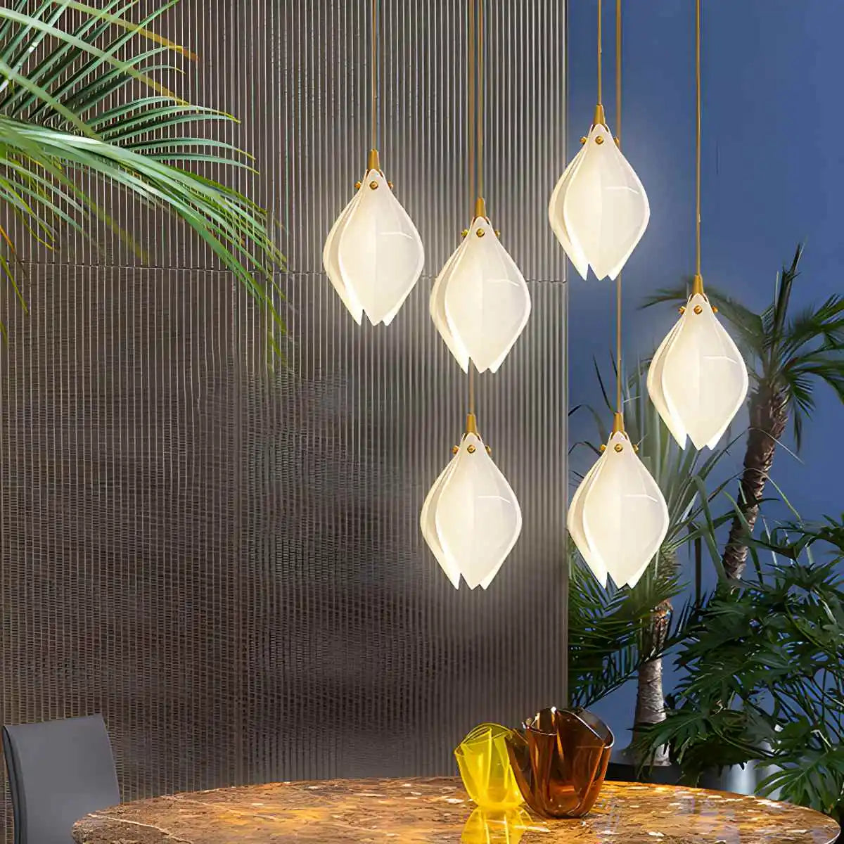 Antizer Ceramic Bud Pendant Light for Modern Interiors