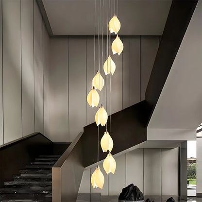 Antizer Ceramic Bud Pendant Light for Modern Interiors