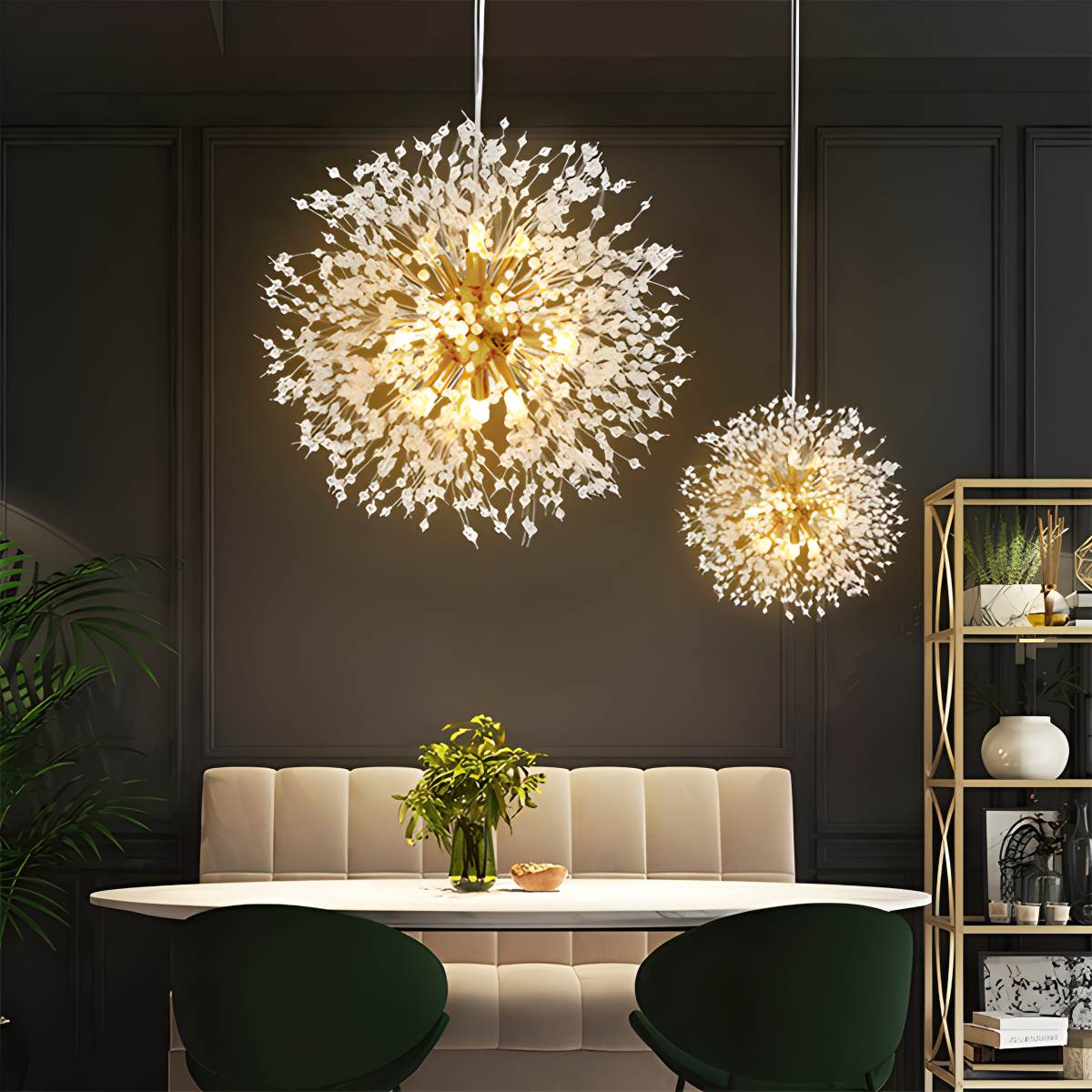 Charlie Dandelion Crystal Chandelier