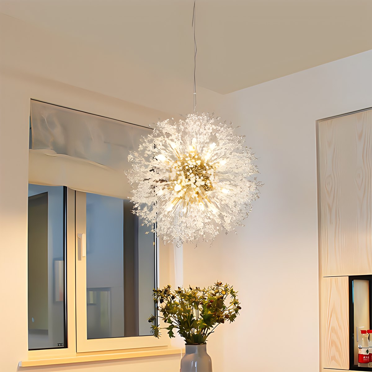 Charlie Dandelion Crystal Chandelier