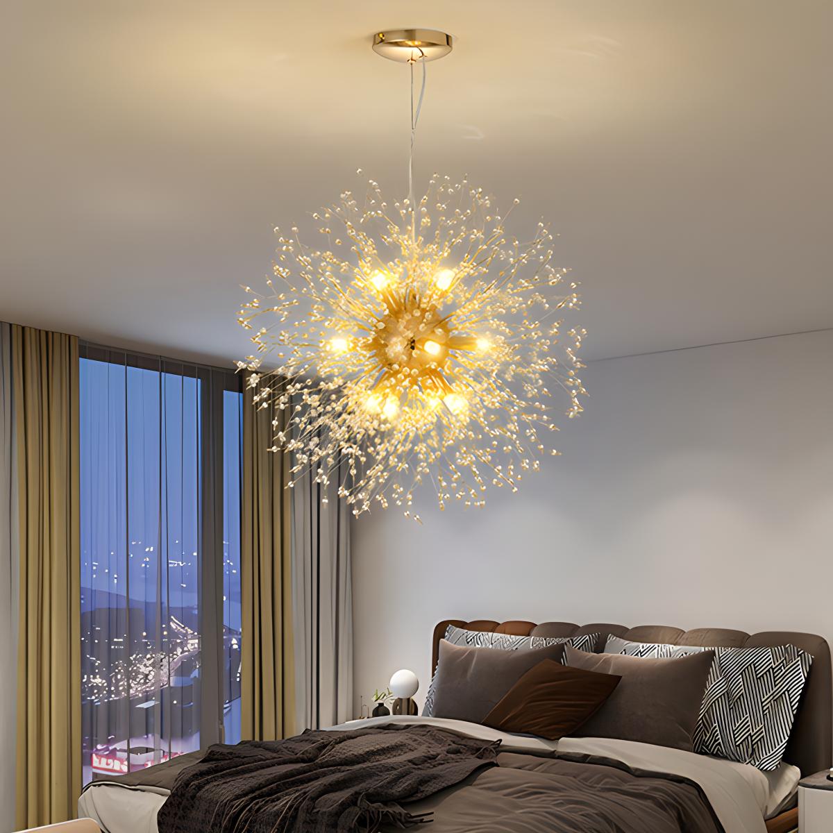 Charlie Dandelion Crystal Chandelier