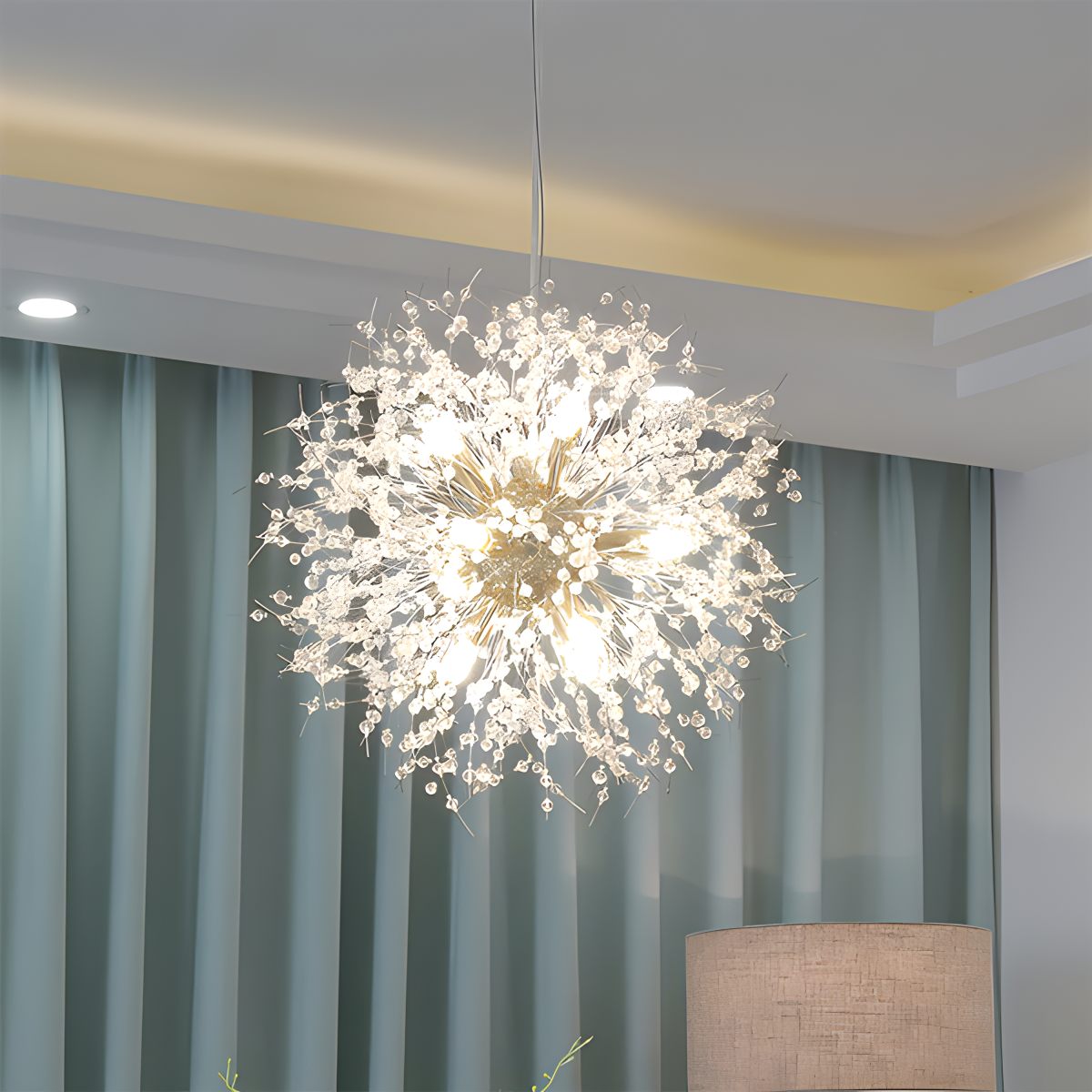 Charlie Dandelion Crystal Chandelier