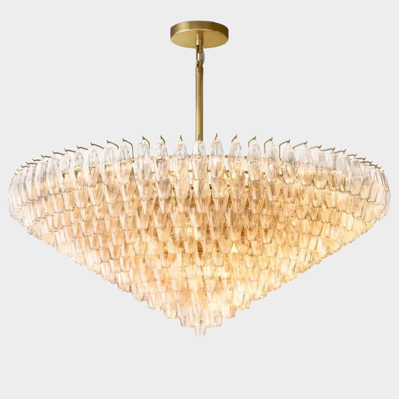 Antizer Chiara Glass Tiered Round Chandelier