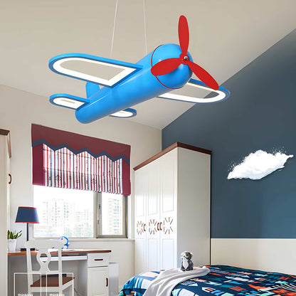 Antizer Kids Room Decorative Airplane Pendant Light