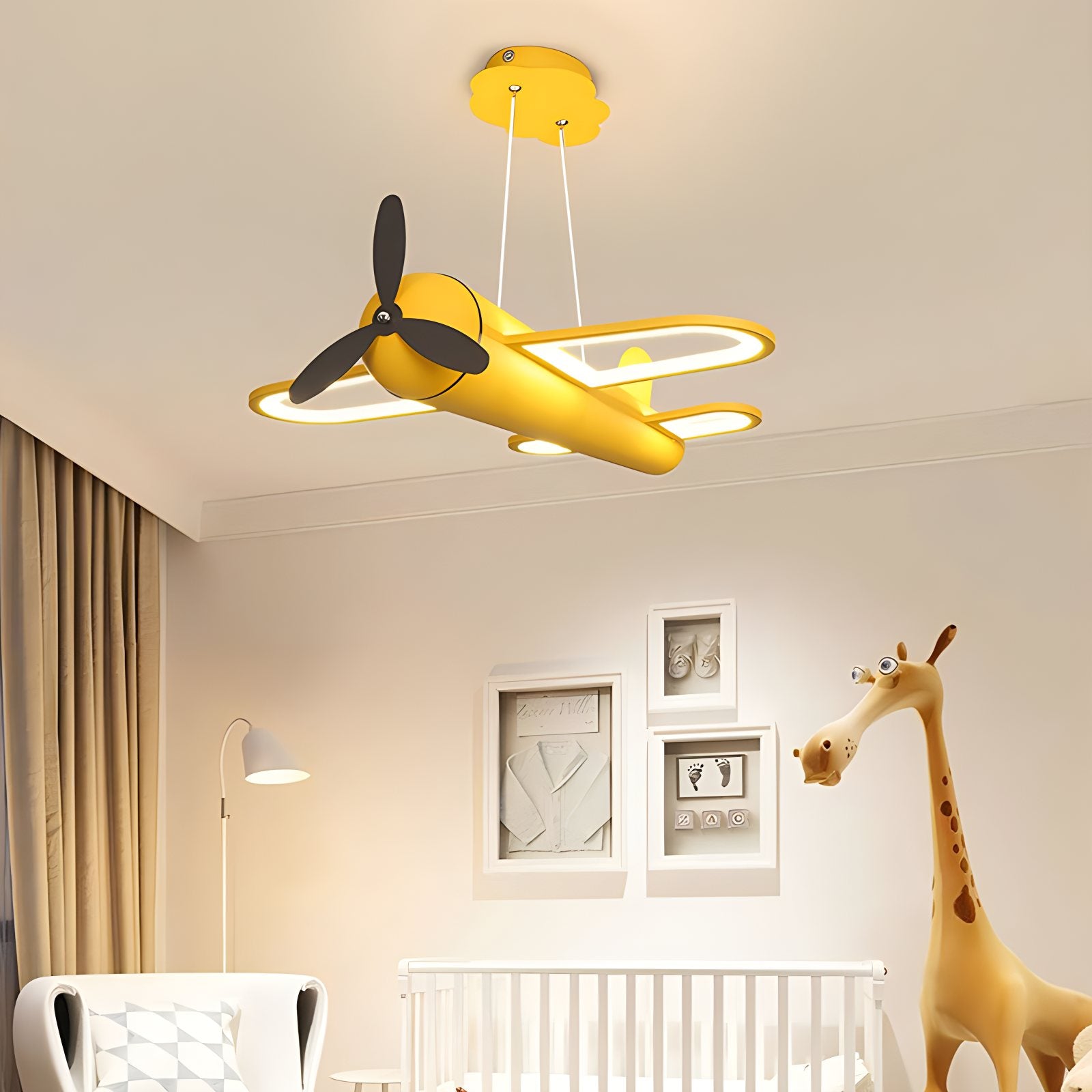 Minori Decorative Airplane Metal Pendant Light