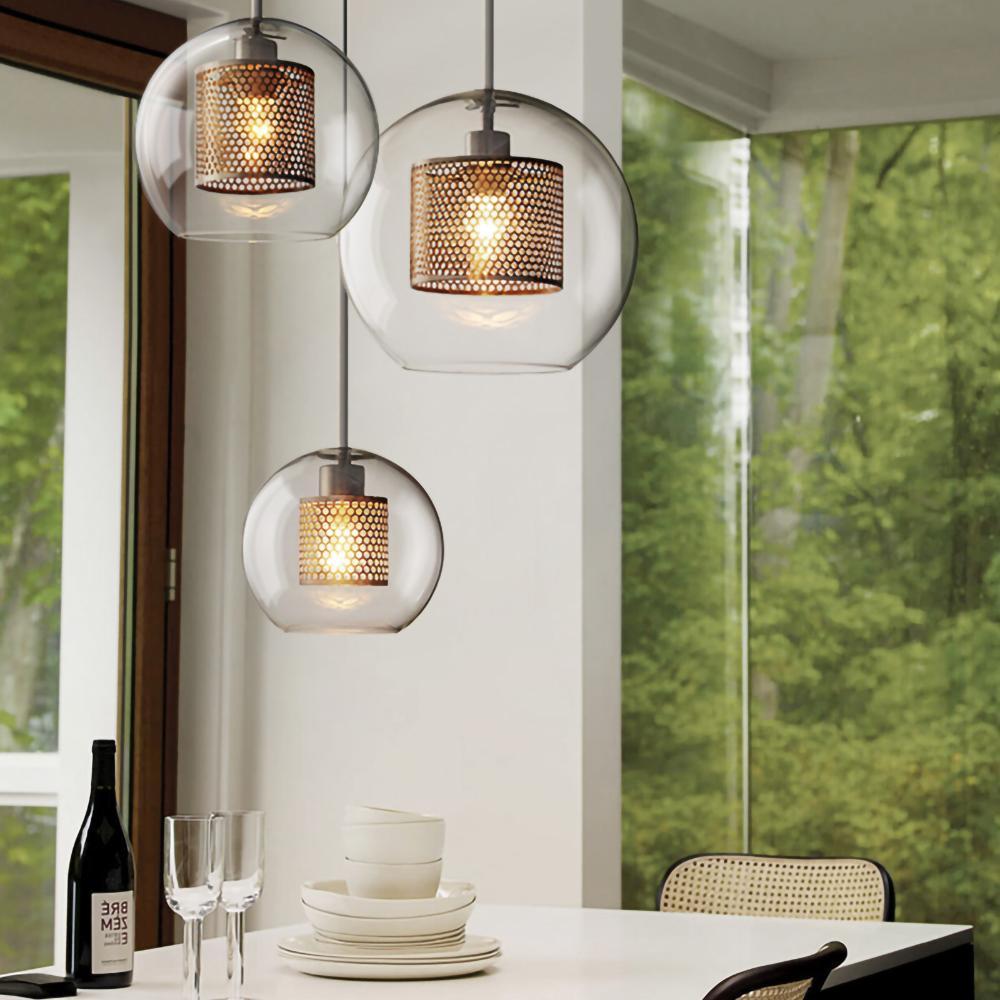 Chiswick Modern Glass Pendant Light: Elegant Spherical, Pear, Capsule Ceiling Fixture