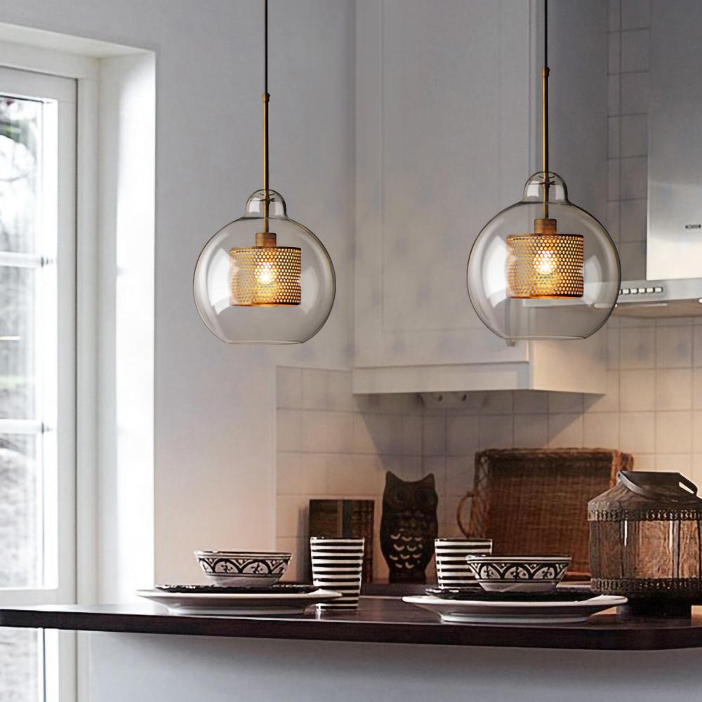 Chiswick Modern Glass Pendant Light: Elegant Spherical, Pear, Capsule Ceiling Fixture