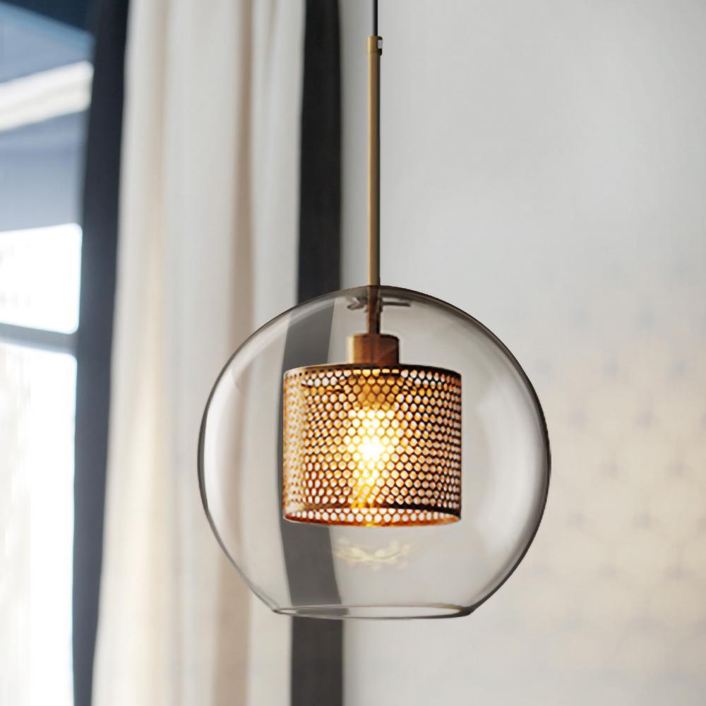 Chiswick Modern Glass Pendant Light: Elegant Spherical, Pear, Capsule Ceiling Fixture