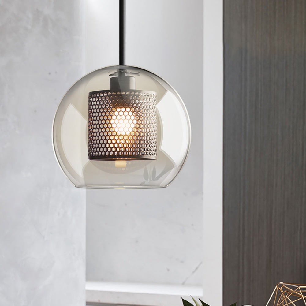 Chiswick Modern Glass Pendant Light: Elegant Spherical, Pear, Capsule Ceiling Fixture