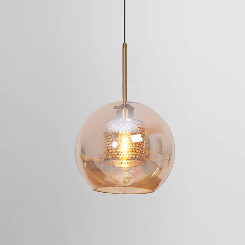 Chiswick Modern Glass Pendant Light: Elegant Spherical, Pear, Capsule Ceiling Fixture