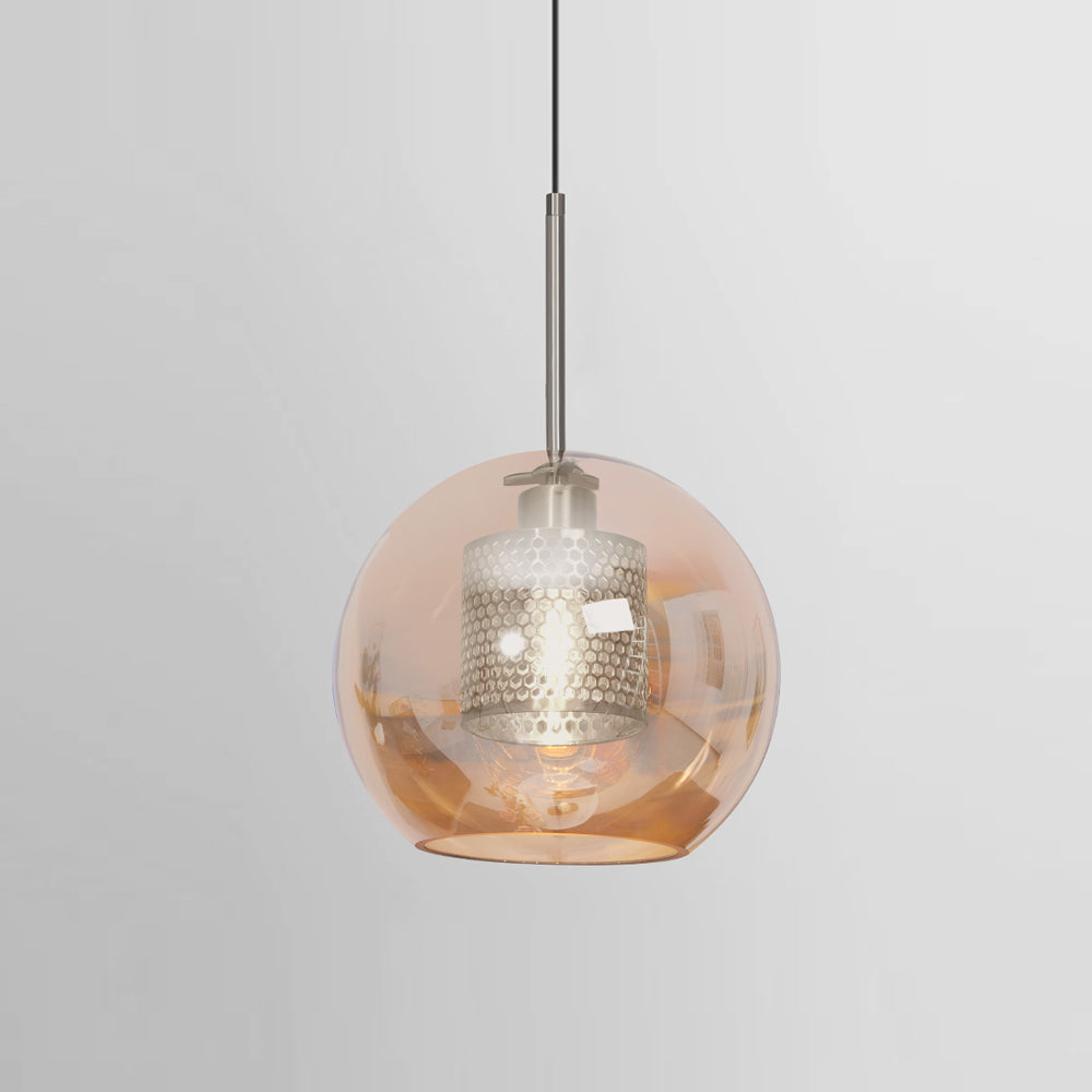 Chiswick Modern Glass Pendant Light: Elegant Spherical, Pear, Capsule Ceiling Fixture
