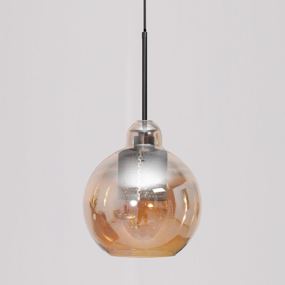 Chiswick Modern Glass Pendant Light: Elegant Spherical, Pear, Capsule Ceiling Fixture