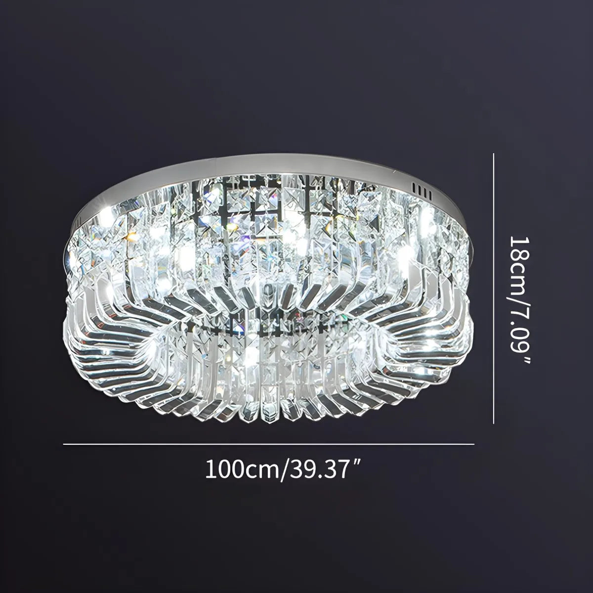 Antizer Modern Luxury Crystal Ceiling Light