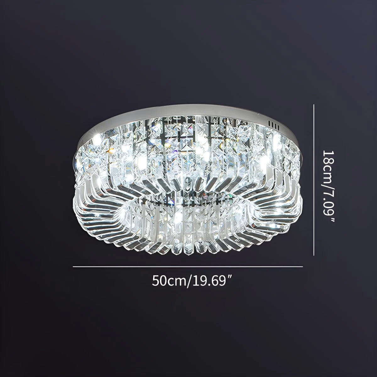 Antizer Modern Luxury Crystal Ceiling Light