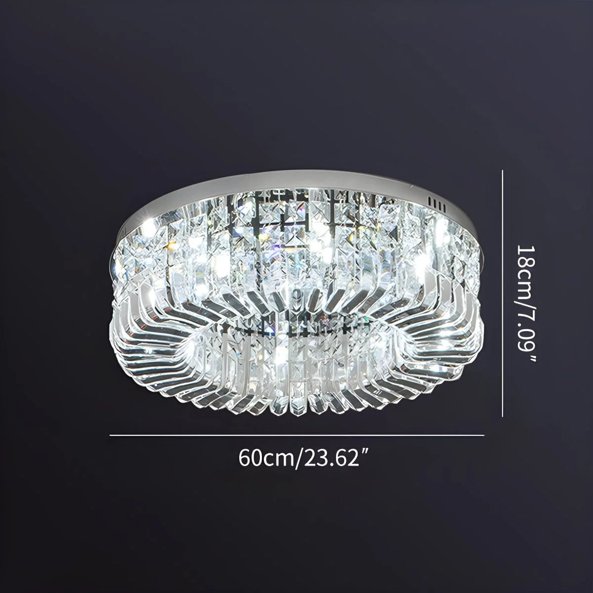 Antizer Modern Luxury Crystal Ceiling Light