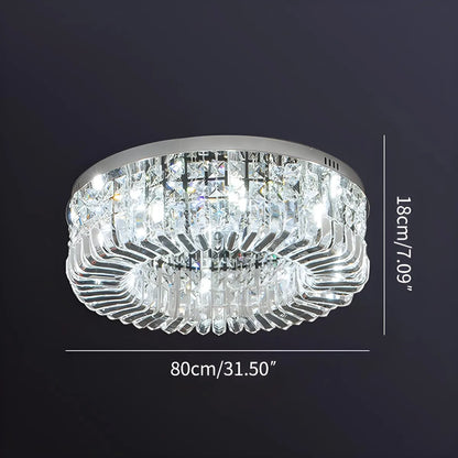 Antizer Modern Luxury Crystal Ceiling Light