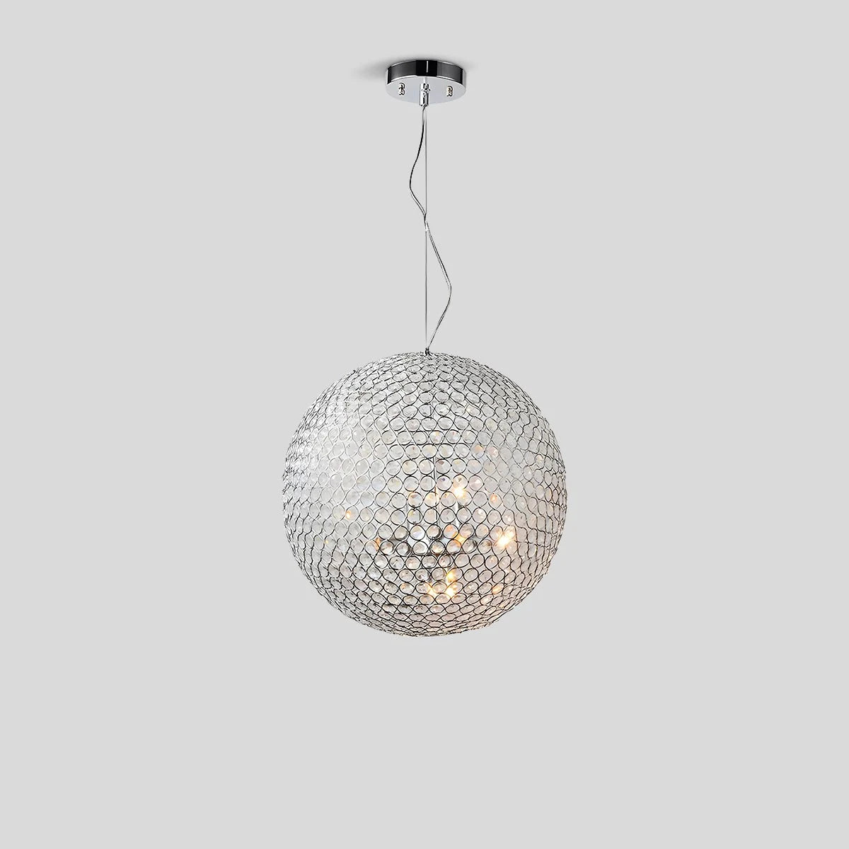 Antizer Creative Crystal Ball Chandelier for Dining Room