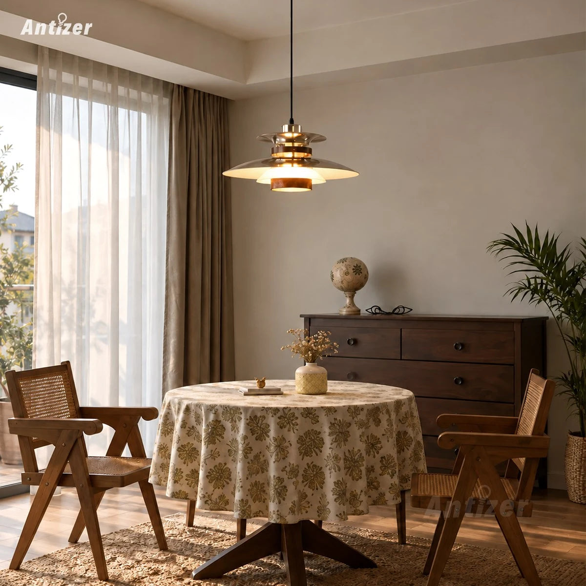Lámpara colgante Antizer Mercero UFO para cocina o comedor
