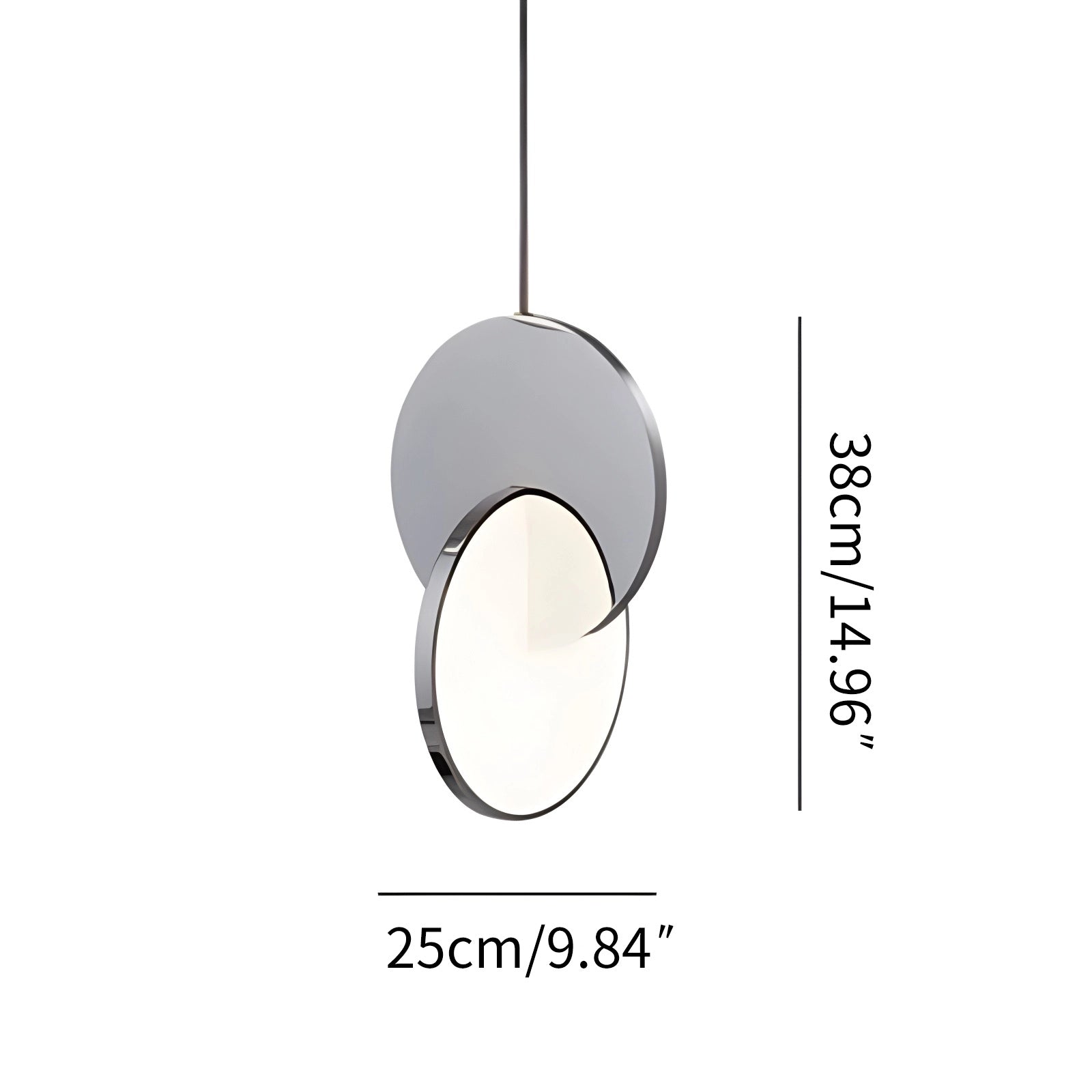 Antizer Minimalist LED Pendant Light for Living Room Kitchen