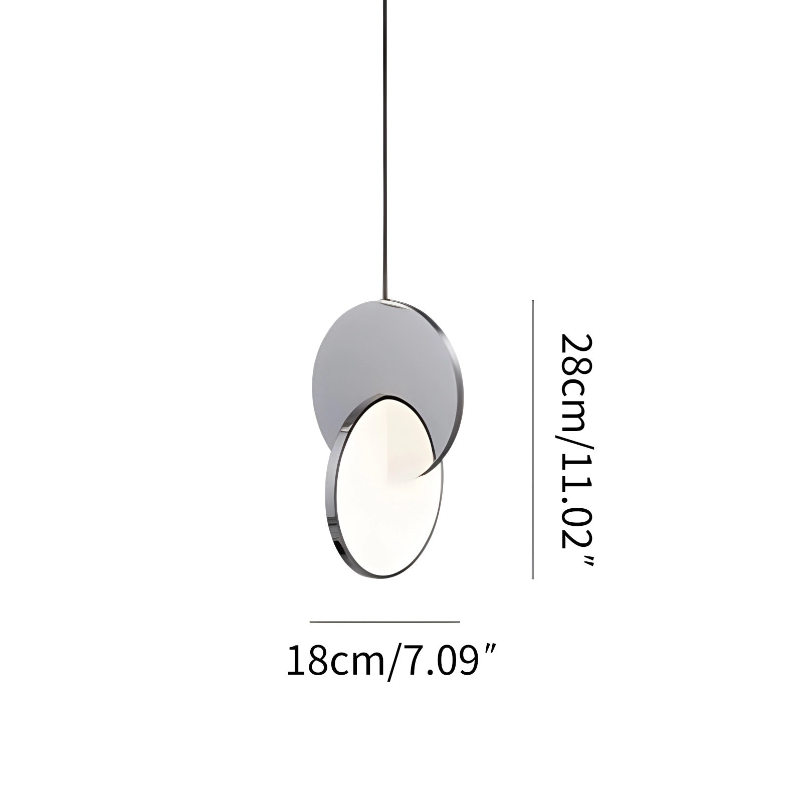 Antizer Minimalist LED Pendant Light for Living Room Kitchen